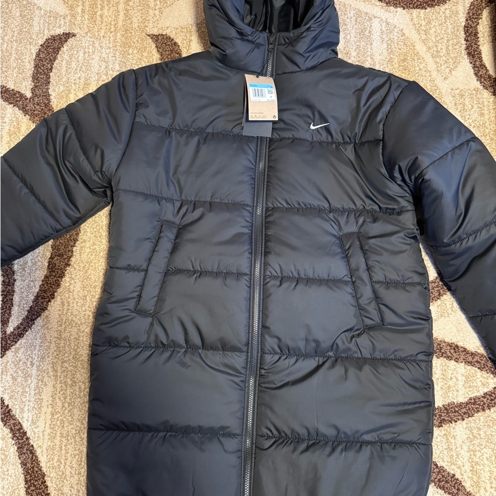 Kids Black Puffer Jacket